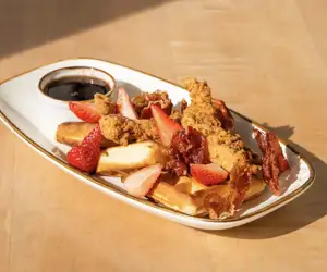 chicken and waffles